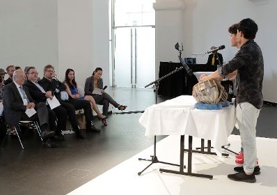 Am 27. Juni 2017 sprach Staatssekret&auml;rin Muna Duzdar (im Bild) Gru&szlig;worte beim Festakt "20 Jahre Integrationsarbeit in Wien".