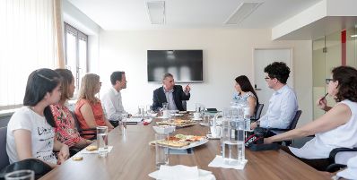 Am 26. Juni 2017 besuchte Staatssekret&auml;rin Muna Duzdar den Samariterbund.