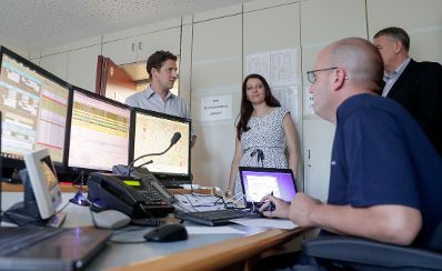 Am 26. Juni 2017 besuchte Staatssekret&auml;rin Muna Duzdar den Samariterbund.