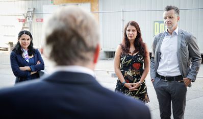 Am 30. August 2017 besuchte Staatssekret&auml;rin Muna Duzdar eine &Ouml;BB Lehrwerkstatt in Wien-Floridsdorf.