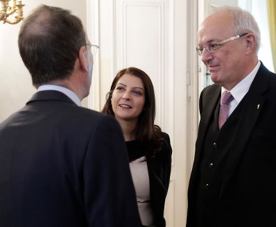 Am 24. Oktober 2017 lud Staatssekret&auml;rin Muna Duzdar (im Bild) anl&auml;sslich des &bdquo;500 Jahre Reformation&ldquo; Jubil&auml;ums zu einem Empfang in das Bundeskanzleramt.