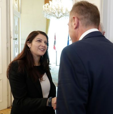 Am 24. Oktober 2017 lud Staatssekret&auml;rin Muna Duzdar (im Bild) anl&auml;sslich des &bdquo;500 Jahre Reformation&ldquo; Jubil&auml;ums zu einem Empfang in das Bundeskanzleramt.