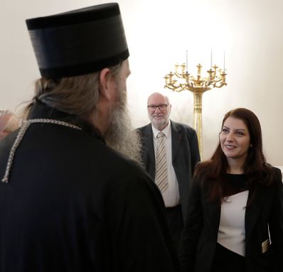 Am 24. Oktober 2017 lud Staatssekret&auml;rin Muna Duzdar (im Bild) anl&auml;sslich des &bdquo;500 Jahre Reformation&ldquo; Jubil&auml;ums zu einem Empfang in das Bundeskanzleramt.