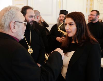 Am 24. Oktober 2017 lud Staatssekret&auml;rin Muna Duzdar (im Bild) anl&auml;sslich des &bdquo;500 Jahre Reformation&ldquo; Jubil&auml;ums zu einem Empfang in das Bundeskanzleramt.