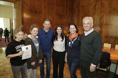 Am 26. Oktober 2017 empfing Staatssekret&auml;rin Muna Duzdar im Rahmen des Nationalfeiertages Besucherinnen und Besucher im Bundeskanzleramt.