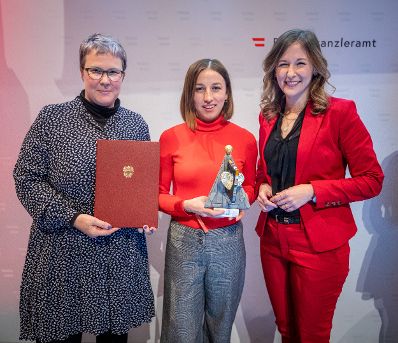 Am 1. Dezember 2022 &uuml;berreichte Staatssekret&auml;rin Claudia Plakolm den &Ouml;sterreichischen Jugendpreis 2022.