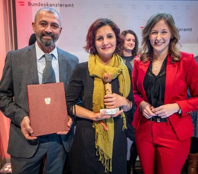 Am 1. Dezember 2022 &uuml;berreichte Staatssekret&auml;rin Claudia Plakolm den &Ouml;sterreichischen Jugendpreis 2022.