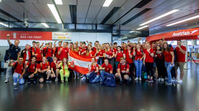 Am 7. September 2024 verabschiedete Staatssekret&auml;rin Claudia Plakolm das TeamAustria zu den WorldSkills 2024 nach Lyon.