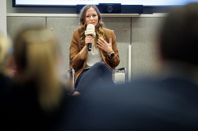 Am 23. Oktober 2024 nahm Staatssekret&auml;rin Claudia Plakolm (im Bild) am C 3- &ldquo;Business Talk&ldquo; teil.