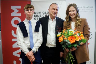 Am 23. Oktober 2024 nahm Staatssekret&auml;rin Claudia Plakolm (r.) am C 3- &ldquo;Business Talk&ldquo; teil.