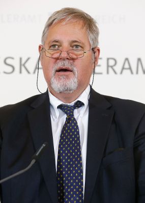 Am 17. M&auml;rz 2015 fand im Bundeskanzleramt die Konstituierung der Cyber Security Plattform statt. Im Bild Direktor des Bundesamtes f&uuml;r Verfassungsschutz und Terrorismusbek&auml;mpfung, Peter Gridling.