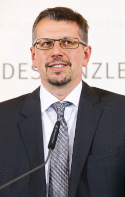 Am 17. M&auml;rz 2015 fand im Bundeskanzleramt die Konstituierung der Cyber Security Plattform statt. Im Bild Robert Schischka von Austrian Trust Circle.