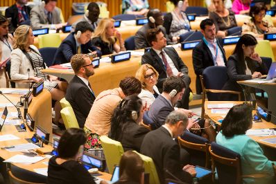 Am 9. Juli 2015 vertrat Staatssekret&auml;rin Sonja Ste&szlig;l &Ouml;sterreich beim High-Level-Forum des Wirtschafts- und Sozialrates der Vereinten Nationen in New York zu Zielen der Nachhaltigen Entwicklung.