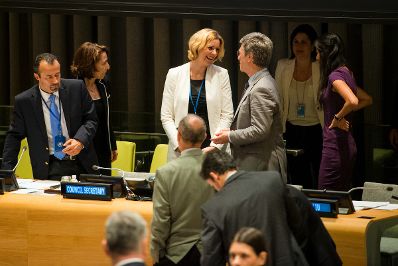 Am 9. Juli 2015 vertrat Staatssekret&auml;rin Sonja Ste&szlig;l &Ouml;sterreich beim High-Level-Forum des Wirtschafts- und Sozialrates der Vereinten Nationen in New York zu Zielen der Nachhaltigen Entwicklung.