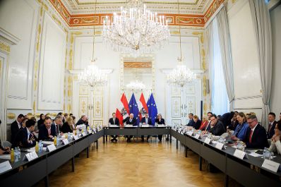 Am 8. April 2025 fand im Bundeskanzleramt die Klausurtagung der Bundesregierung statt.