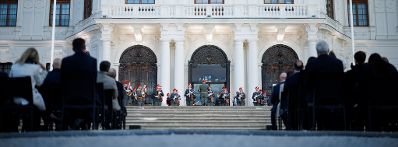 Am 15. Mai 2025 fand der Staatsakt &bdquo;70 Jahre Unterzeichnung des &Ouml;sterreichischen Staatsvertrages&ldquo; vor dem Oberen Belvedere statt.