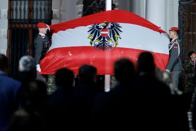 Am 15. Mai 2025 fand der Staatsakt &bdquo;70 Jahre Unterzeichnung des &Ouml;sterreichischen Staatsvertrages&ldquo; vor dem Oberen Belvedere statt.