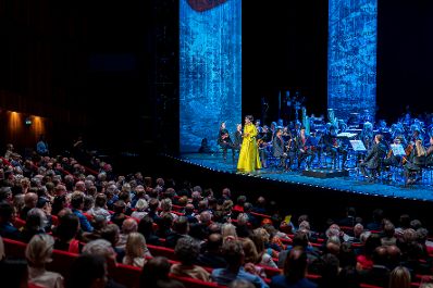 Am 16. Juli 2025 besuchte Bundeskanzler Christian Stocker die Er&ouml;ffnung der 79. Bregenzer Festspiele.