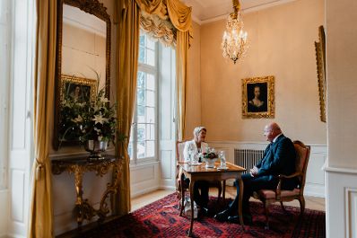 Am 28. August 2025 reiste Bundeskanzler Christian Stocker (r.) zu einem Arbeitsbesuch in die Schweiz. Im Bild mit Bundespr&auml;sidentin Karin Keller-Sutter (l.).