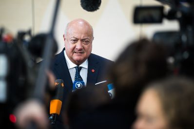 Am 1. Oktober 2025 nahm Bundeskanzler Christian Stocker (im Bild) am mehrt&auml;gigen EU-Gipfel der Staats- und Regierungschefs in Kopenhagen teil.