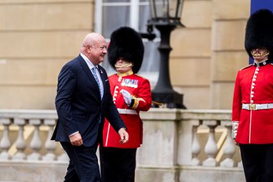 Am 22. Oktober 2025 reiste Bundeskanzler Christian Stocker (im Bild) zu einem Arbeitsbesuch nach London anl&auml;sslich des Westbalkan-Gipfels im Rahmen des Berlin-Prozesses.