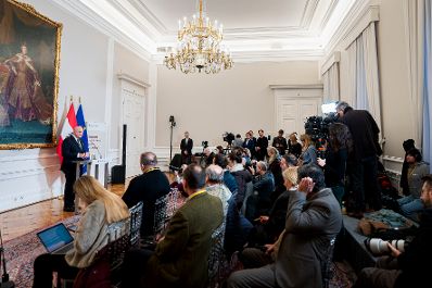 Am 26. November 2025 gab Bundeskanzler Christian Stocker (im Bild) ein Statement zu weiteren Umsetzungsschritten der Bundesregierung.