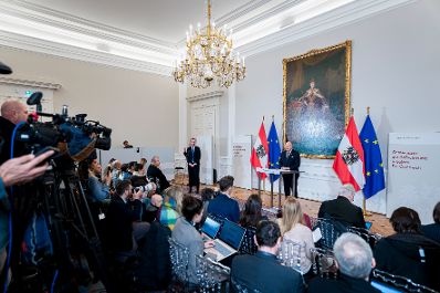Am 26. November 2025 gab Bundeskanzler Christian Stocker (im Bild) ein Statement zu weiteren Umsetzungsschritten der Bundesregierung.