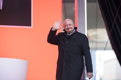 Am 12. Dezember 2025 nahm Bundeskanzler Christian Stocker (im Bild) an der Er&ouml;ffnung der Koralmbahn teil.