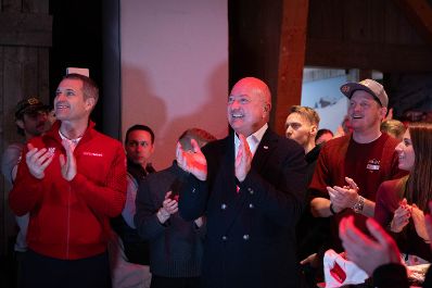 Am 7. Februar 2026 besuchte Bundeskanzler Christian Stocker die Olympischen Winterspiele in Cortina d'Ampezzo.