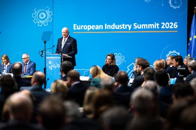 Am 11. Februar 2026 nahm Bundeskanzler Christian Stocker am &bdquo;European Industry Summit 2026&ldquo; in Antwerpen teil.