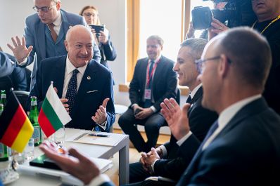 Am 19. M&auml;rz 2026 nahm Bundeskanzler Christian Stocker (2.v.l.) an dem Treffen der EU-Staats- und Regierungschefs in Br&uuml;ssel teil.