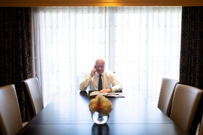 Am 7. Mai 2026 reiste Bundeskanzler Christian Stocker (im Bild) zu einem mehrt&auml;gigem Arbeitsbesuch in die Vereinigte Arabische Emirate.