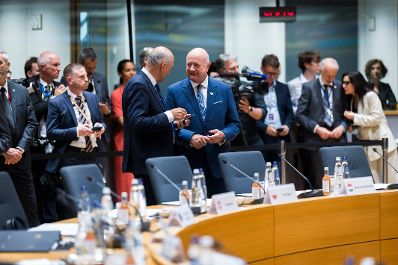 Am 18. Juni 2026 nahm Bundeskanzler Christian Stocker (im Bild) an dem Treffen der EU-Staats- und Regierungschefs in Br&uuml;ssel teil.