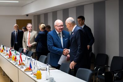 Am 19. Juni 2026 nahm Bundeskanzler Christian Stocker (im Bild) an dem Treffen der EU-Staats- und Regierungschefs in Br&uuml;ssel teil.
