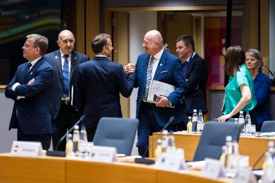 Am 19. Juni 2026 nahm Bundeskanzler Christian Stocker (im Bild) an dem Treffen der EU-Staats- und Regierungschefs in Br&uuml;ssel teil.