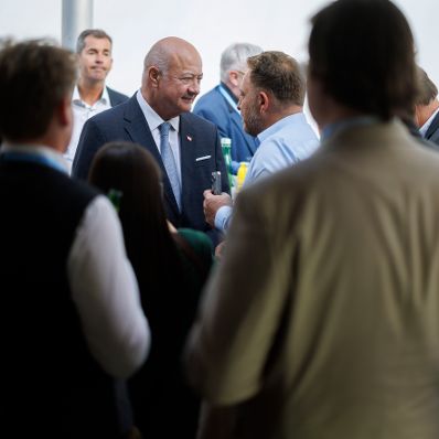 Am 23. Juli 2026 lud Bundeskanzler Christian Stocker (im Bild) zur Veranstaltung "&Ouml;sterreich im Gespr&auml;ch" in Innsbruck.