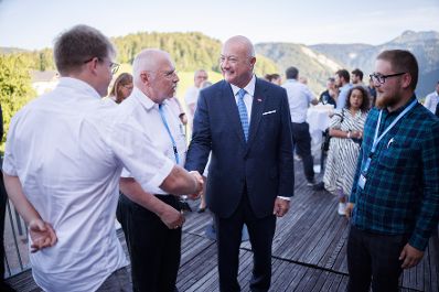 Am 24. Juli 2026 lud Bundeskanzler Christian Stocker (im Bild) zur Veranstaltung "&Ouml;sterreich im Gespr&auml;ch" in Schwarzenberg.