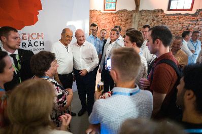 Am 4. August 2026 lud Bundeskanzler Christian Stocker (im Bild) zur Veranstaltung "&Ouml;sterreich im Gespr&auml;ch" in Graz.