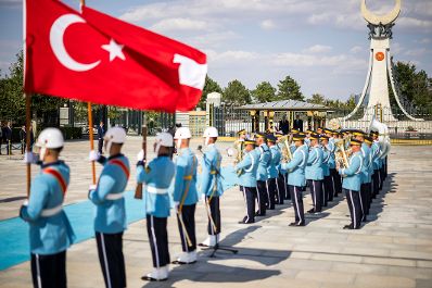 Am 10. August 2026 reiste Bundeskanzler Christian Stocker zu einem Arbeitsbesuch nach Ankara. Im Bild mit dem Pr&auml;sident der Republik T&uuml;rkei Recep Tayyip Erdoğan.