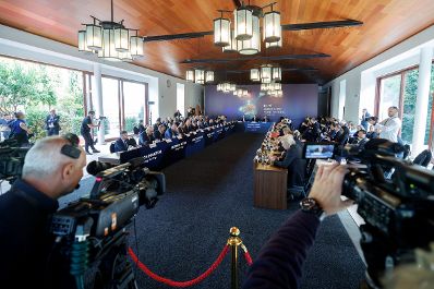 Am 22. Oktober 2026 reiste Bundeskanzler Christian Stocker zum Berlin Process Leaders' Summit nach Montenegro.