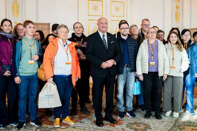 Am 26. Oktober 2026 lud Bundeskanzler Christian Stocker (im Bild) anl&auml;sslich des Nationalfeiertags Besucherinnen und Besucher zum Tag der offenen T&uuml;r ins Bundeskanzleramt.