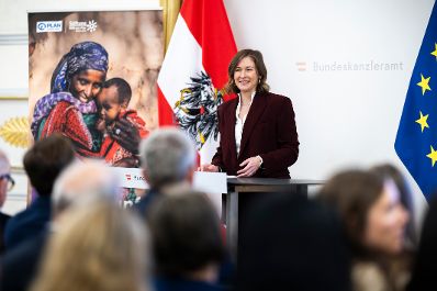 Am 9. Dezember 2025 nahm Bundesministerin Claudia Plakolm an der Verleihung des &bdquo;Plan Medienpreises f&uuml;r Kinderrechte&ldquo; im Bundeskanzleramt teil.