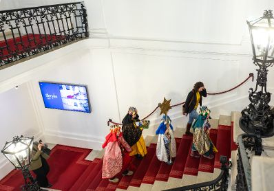 Am 7. J&auml;nner 2026 empfing Bundesministerin Claudia Plakolm Sternsinger im Bundeskanzleramt.