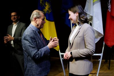 Am 19. Februar 2026 nahm Bundesministerin Claudia Bauer (r.) an der Veranstaltung "Europa gemeinsam Gestalten" in Klosterneuburg teil.