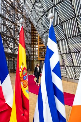 Am 17. M&auml;rz 2026 reiste Bundesministerin Claudia Bauer (im Bild) nach Br&uuml;ssel und nahm am Rat f&uuml;r &bdquo;Allgemeine Angelegenheiten&ldquo; der Europ&auml;ischen Union teil.