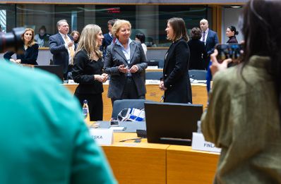 Am 17. M&auml;rz 2026 reiste Bundesministerin Claudia Bauer (r.) nach Br&uuml;ssel und nahm am Rat f&uuml;r &bdquo;Allgemeine Angelegenheiten&ldquo; der Europ&auml;ischen Union teil.