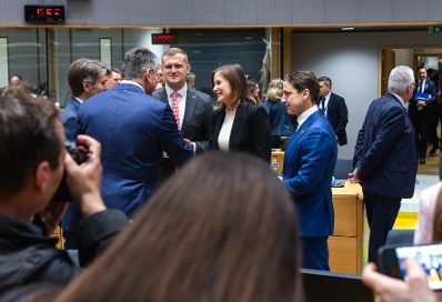 Am 17. M&auml;rz 2026 reiste Bundesministerin Claudia Bauer (m.) nach Br&uuml;ssel und nahm am Rat f&uuml;r &bdquo;Allgemeine Angelegenheiten&ldquo; der Europ&auml;ischen Union teil.