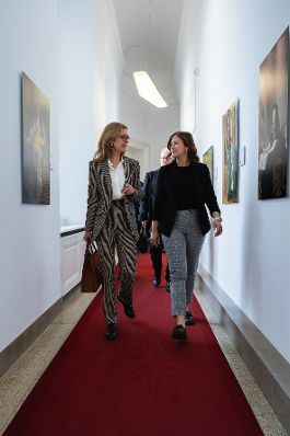 Am 18. M&auml;rz 2026 empfing Bundesministerin Claudia Bauer (r.), die stellvertretende Regierungschefin des F&uuml;rstentums Liechtenstein Sabine Monauni (l.) zu einem Arbeitsgespr&auml;ch im Bundeskanzleramt.