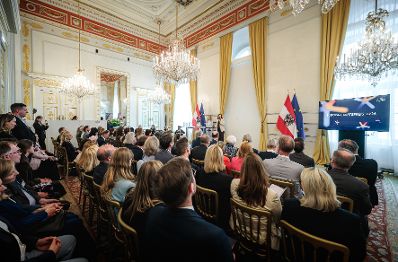 Am 6. Mai 2026 &uuml;berreichte Bundesministerin Claudia Bauer den Europa-Staatspreis 2026 in verschiedenen Kategorien.