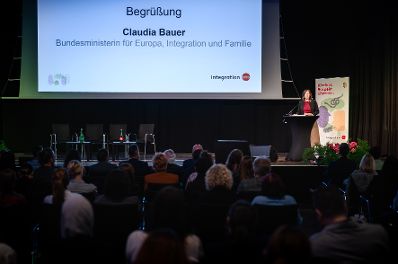 Am 12. Mai 2026 nahm Bundesministerin Claudia Bauer an der Integrationskonferenz 2026 teil.